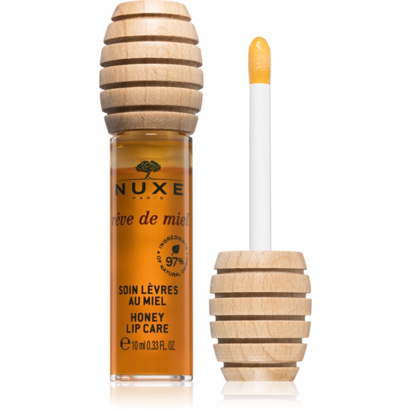 Nuxe Rêve de Miel Honey Lip Care balsam de buze hranitor în ambalaj cadou 10 ml