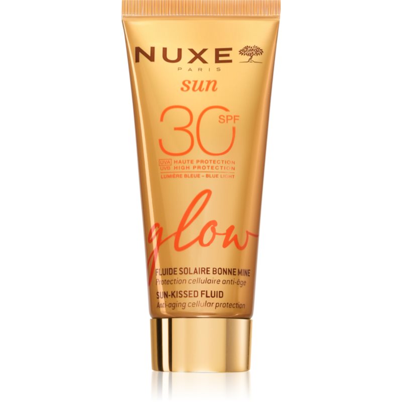 Nuxe Sun Glow fluid protector tonifiant pentru față SPF 30 40 ml