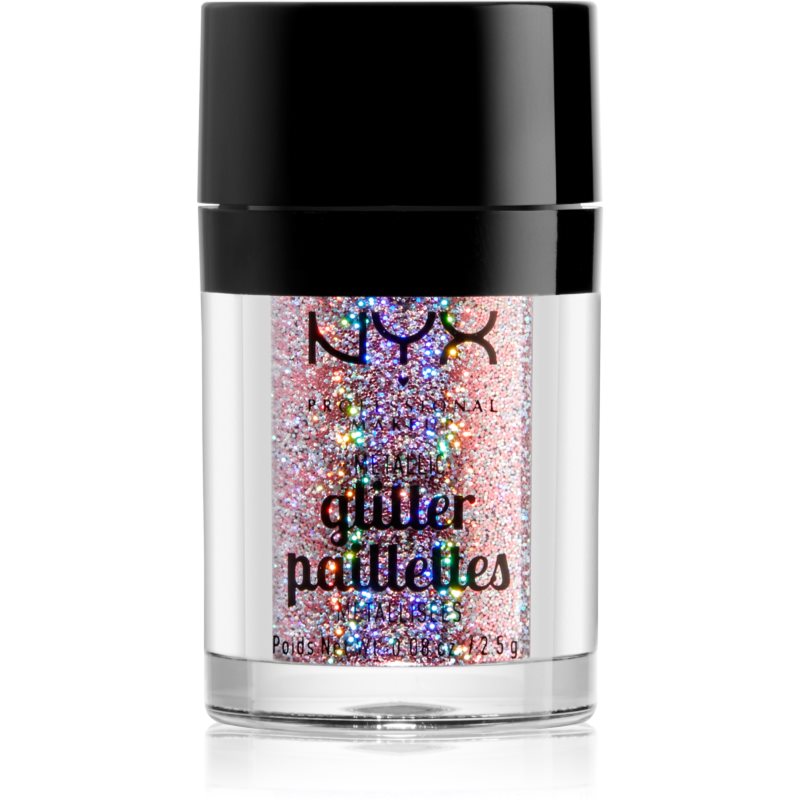 NYX Professional Makeup Glitter Goals sclipici metalic pentru față și corp culoare 03 Beauty Beam 2.5 g