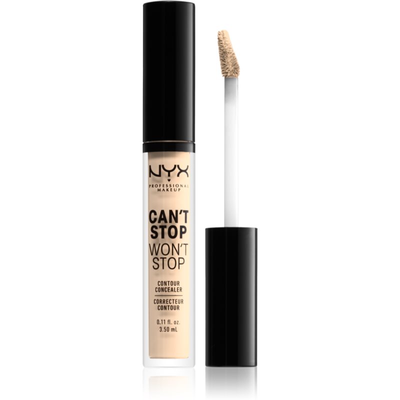 NYX Professional Makeup Can\'t Stop Won\'t Stop corector lichid culoare 01 Pale 3.5 ml