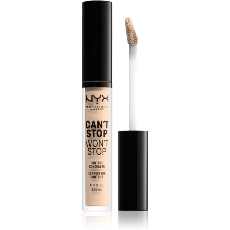 NYX Professional Makeup Can\'t Stop Won\'t Stop corector lichid culoare 04 Light Ivory 3.5 ml