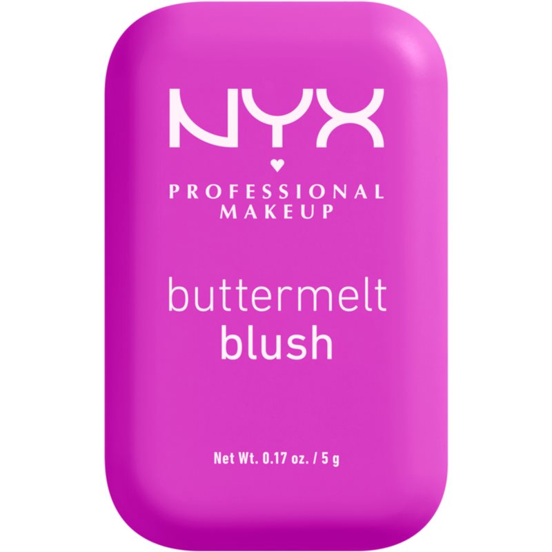 NYX Professional Makeup Buttermelt Blush fard de obraz sub forma de pudra culoare 12 All The Butta 5 g