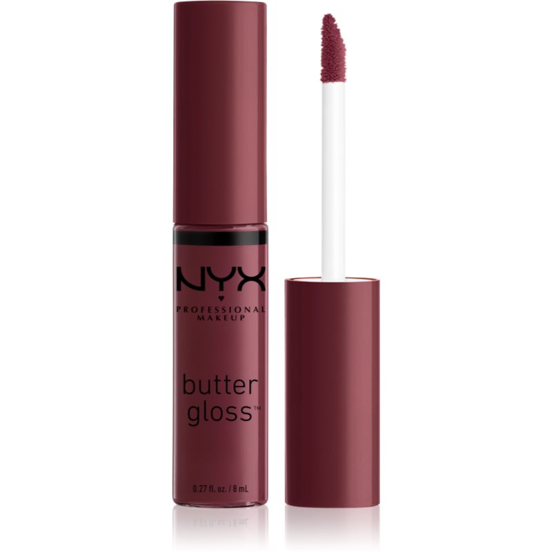 NYX Professional Makeup Butter Gloss lip gloss culoare 22 Devil\'s Food Cake 8 ml