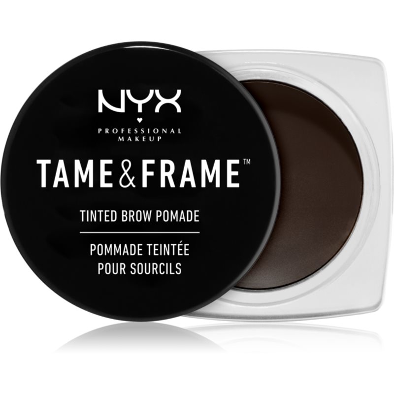 NYX Professional Makeup Tame & Frame Brow pomadă pentru sprâncene culoare 05 Black 5 g