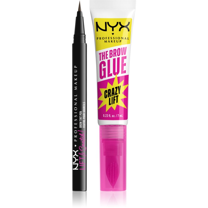 NYX Professional Makeup Lift & Snatch set pentru sprâncene