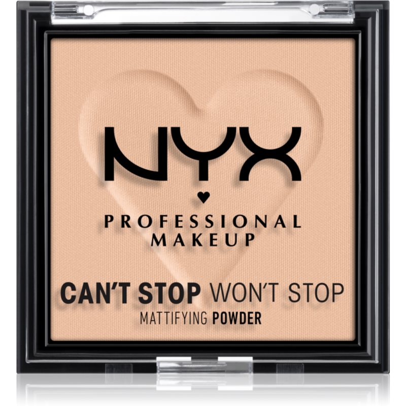 NYX Professional Makeup Can\'t Stop Won\'t Stop Mattifying Powder pudra matuire culoare 03 Light Medium 6 g