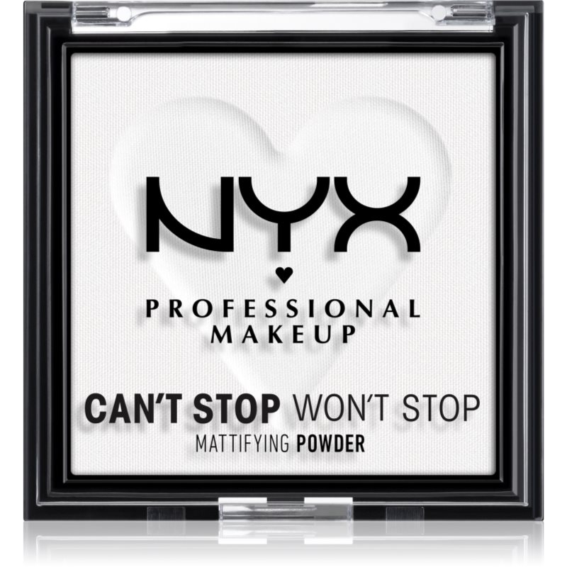 NYX Professional Makeup Can\'t Stop Won\'t Stop Mattifying Powder pudra matuire culoare 11 Bright Translucent 6 g