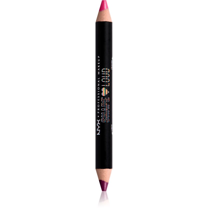 NYX Professional Makeup Lip Liner Duo Matná rtěnka 1,45 g + Tužka na rty 0,65 g