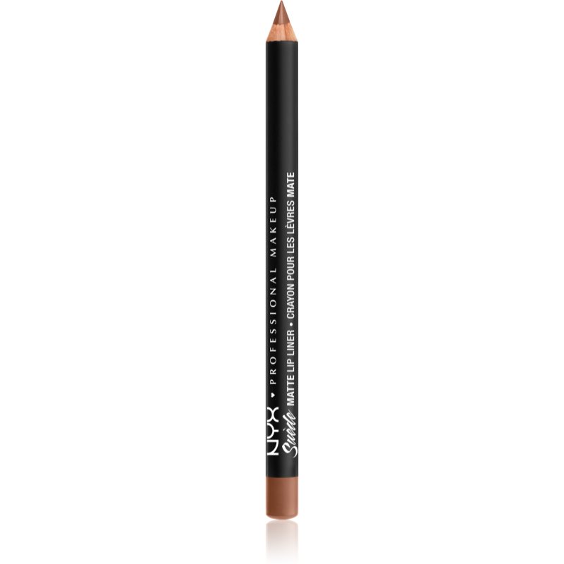 NYX Professional Makeup Suede Matte Lip Liner dermatograf mat de buze culoare 04 Soft-Spoken 1 g