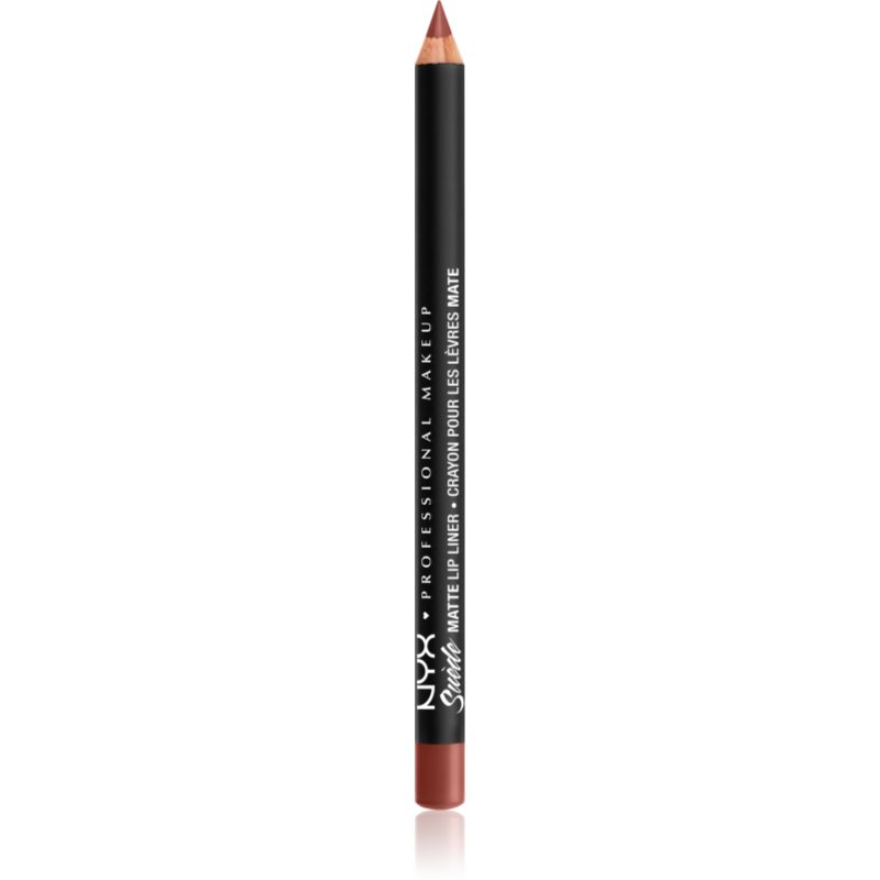 NYX Professional Makeup Suede Matte Lip Liner dermatograf mat de buze culoare 34 Alabama 1 g