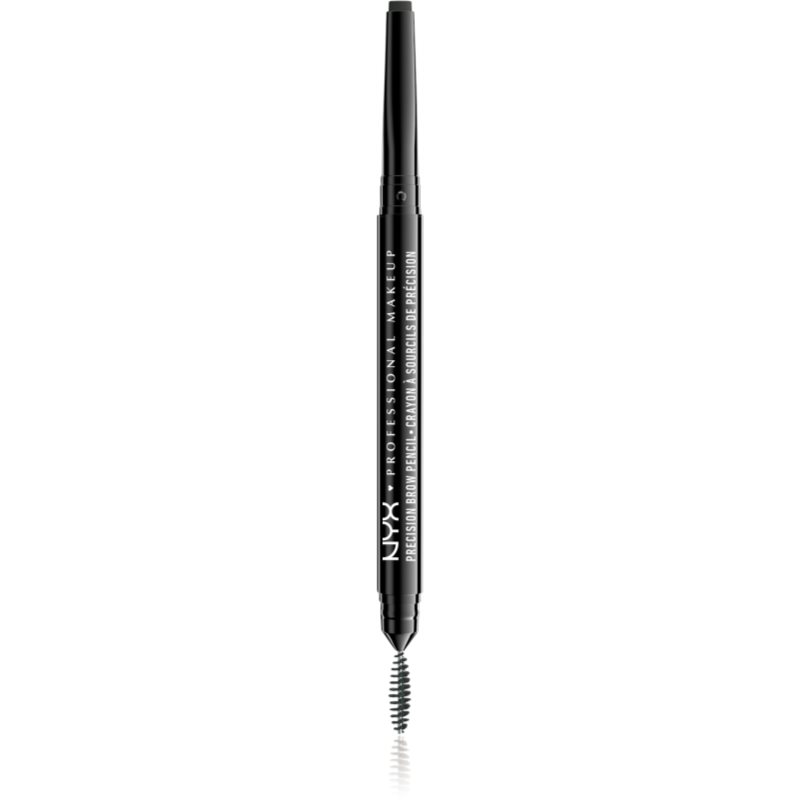 NYX Professional Makeup Precision Brow Pencil creion pentru sprancene culoare 06 Black 0.13 g