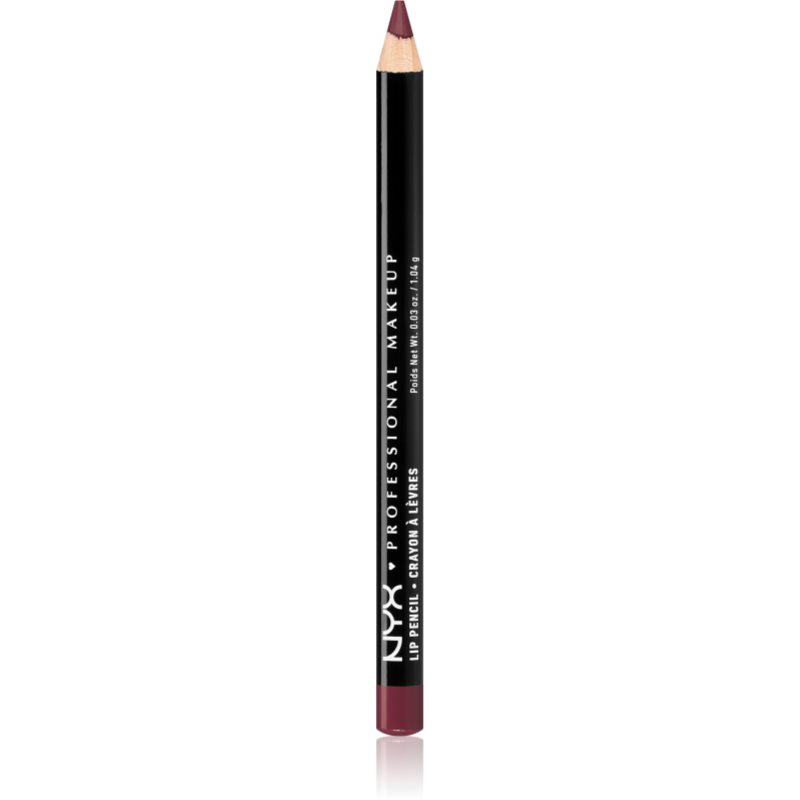 NYX Professional Makeup Slim Lip Pencil creion de buze cu trasare precisă culoare 804 Cabaret 1 g