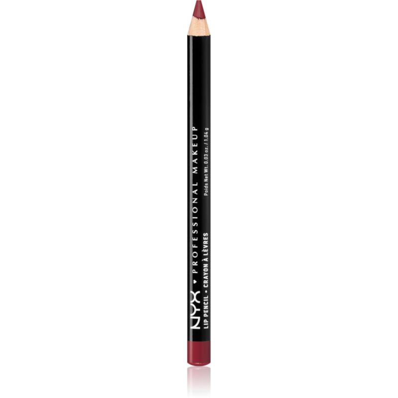 NYX Professional Makeup Slim Lip Pencil creion de buze cu trasare precisă culoare 817 Hot Red 1 g