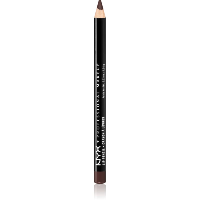 NYX Professional Makeup Slim Lip Pencil creion de buze cu trasare precisă culoare 820 Espresso 1 g