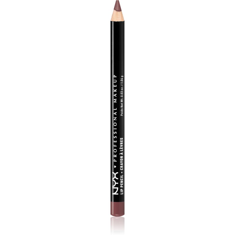 NYX Professional Makeup Slim Lip Pencil creion de buze cu trasare precisă culoare Mauve 1 g