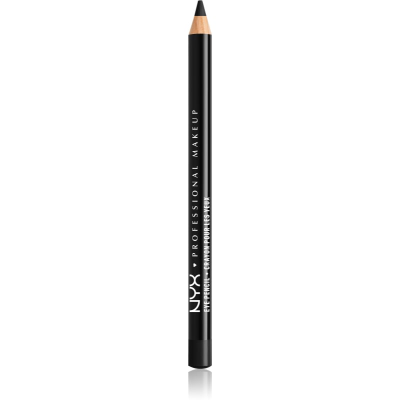 NYX Professional Makeup Eye and Eyebrow Pencil creion de ochi cu trasare precisă culoare Black 1.2 g