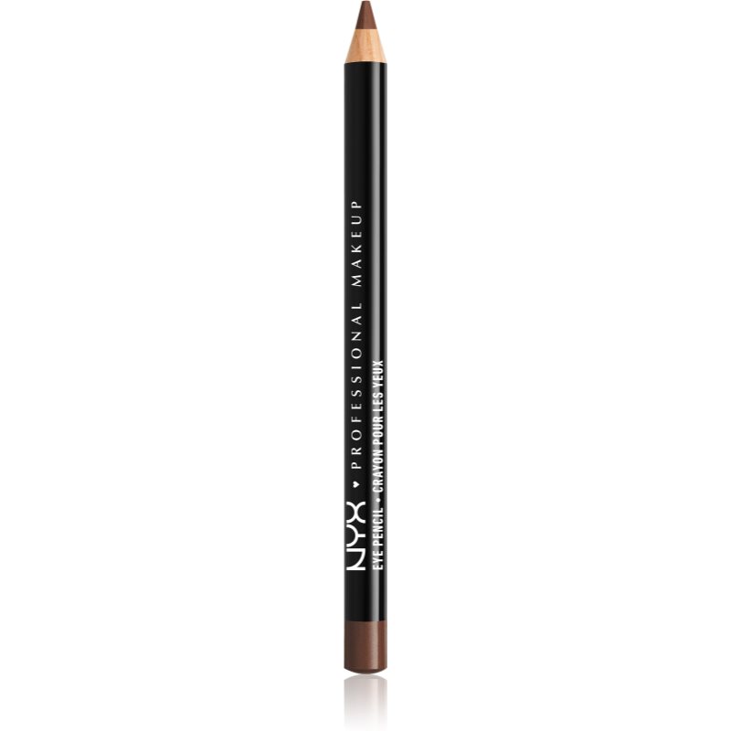 NYX Professional Makeup Eye and Eyebrow Pencil creion de ochi cu trasare precisă culoare Dark Brown 1.2 g