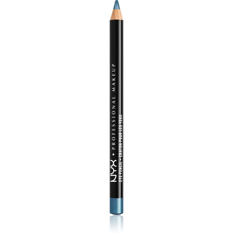 NYX Professional Makeup Eye and Eyebrow Pencil creion de ochi cu trasare precisă culoare 910 Satin Blue 1.2 g