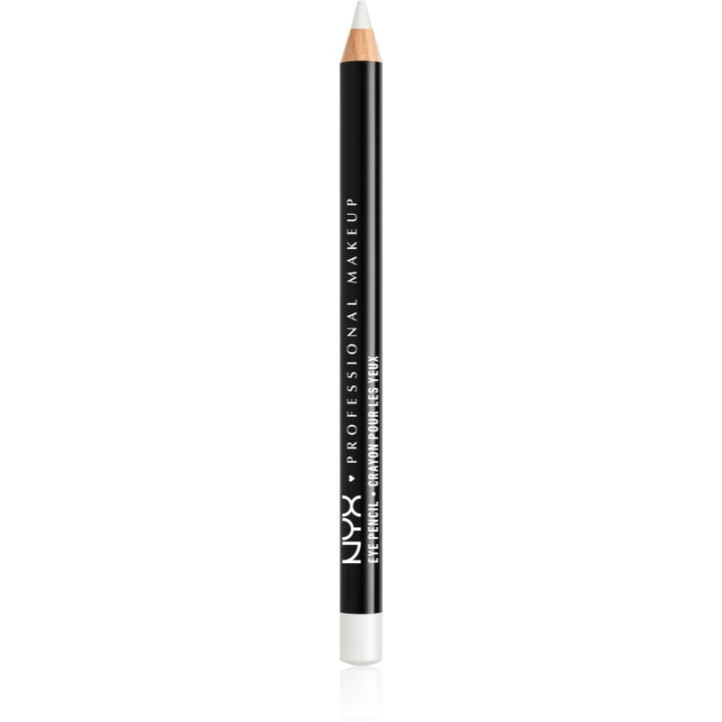 NYX Professional Makeup Eye and Eyebrow Pencil creion de ochi cu trasare precisă culoare 918 White Pearl 1.2 g