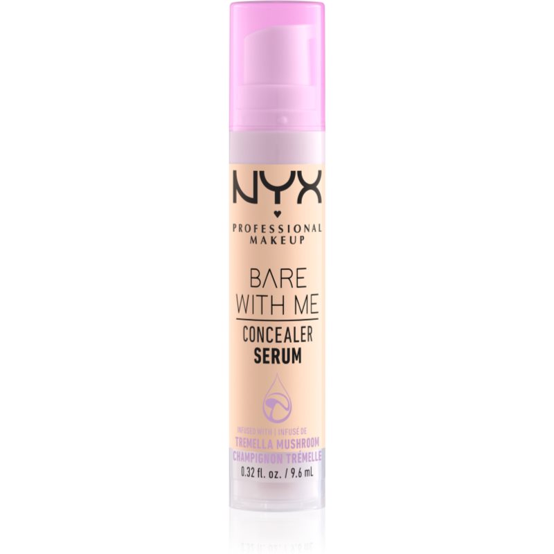 NYX Professional Makeup Bare With Me Concealer Serum hidratant anticearcan 2 in 1 culoare 01 - Fair 9,6 ml