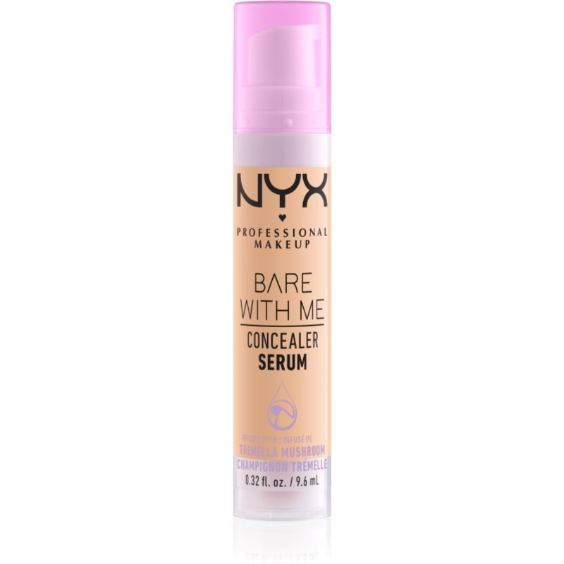NYX Professional Makeup Bare With Me Concealer Serum hidratant anticearcan 2 in 1 culoare 04 Beige 9,6 ml