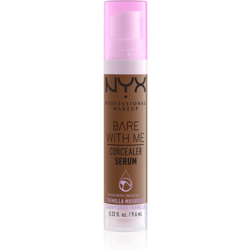 NYX Professional Makeup Bare With Me Concealer Serum hidratant anticearcan 2 in 1 culoare 11 Mocha 9,6 ml