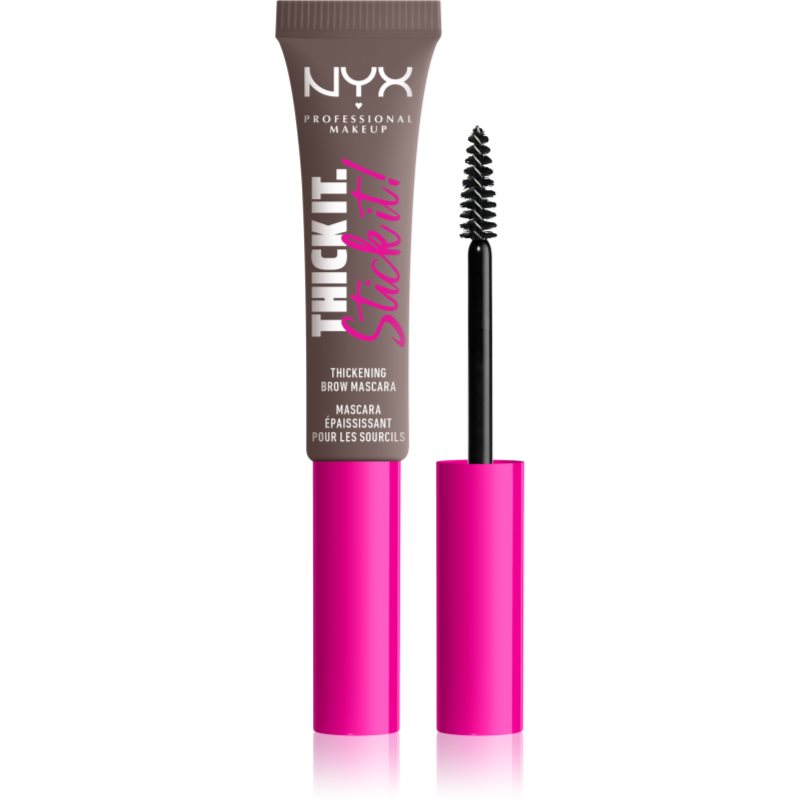 NYX Professional Makeup Thick it Stick It Brow Mascara mascara pentru sprâncene culoare 05 Ash Brown 7 ml