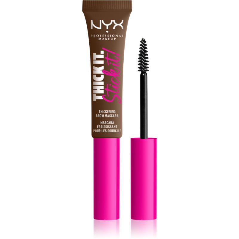 NYX Professional Makeup Fill & Fluff Eyebrow Pomade Pencil ceruzka na obočie Brunette 0,2 g