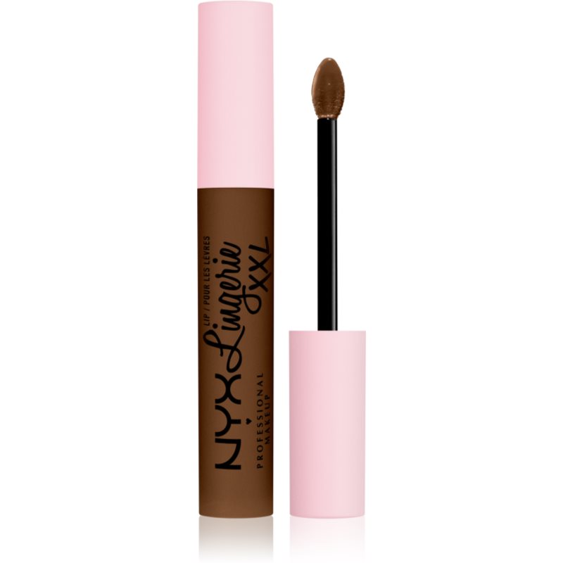 NYX Professional Makeup Lip Lingerie XXL ruj de buze lichid, cu finisaj matifiant culoare 30 - Goin Desnuda 4 ml