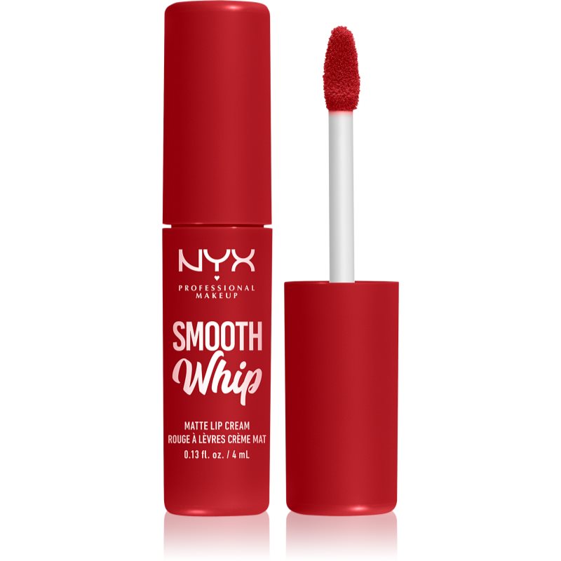 NYX Professional Makeup Smooth Whip Matte Lip Cream ruj de buze catifelant cu efect de netezire culoare 14 Velvet Robe 4 ml