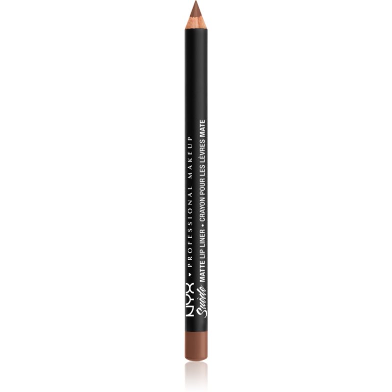 NYX Professional Makeup Suede Matte Lip Liner dermatograf mat de buze culoare 41 Cape Town 1 g