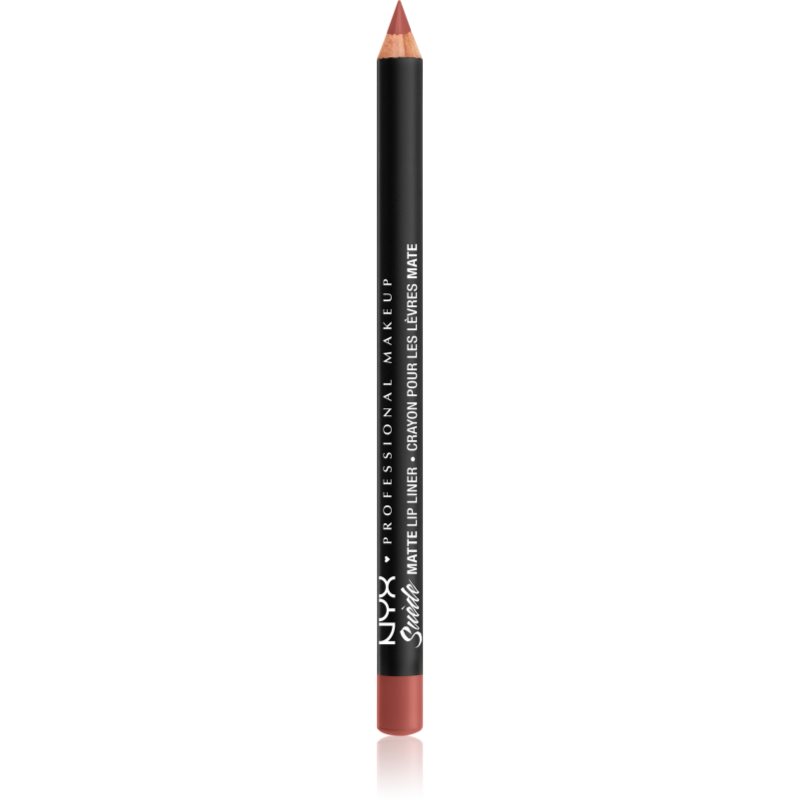 NYX Professional Makeup Suede Matte Lip Liner dermatograf mat de buze culoare 47 Kyoto 1 g