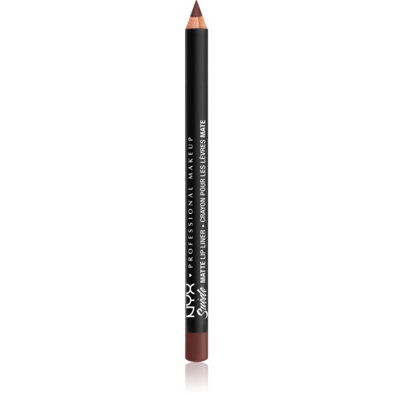 NYX Professional Makeup Suede Matte Lip Liner dermatograf mat de buze culoare 55 Cold Brew 1 g