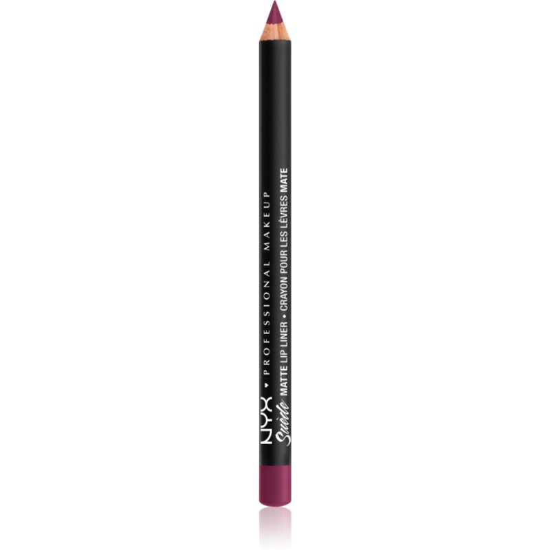 NYX Professional Makeup Suede Matte Lip Liner dermatograf mat de buze culoare 58 Girl, Bye 1 g