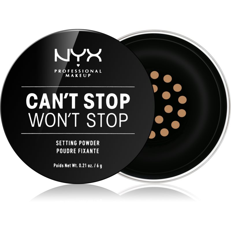 NYX Professional Makeup Can\'t Stop Won\'t Stop pudra culoare 03 Medium 6 g