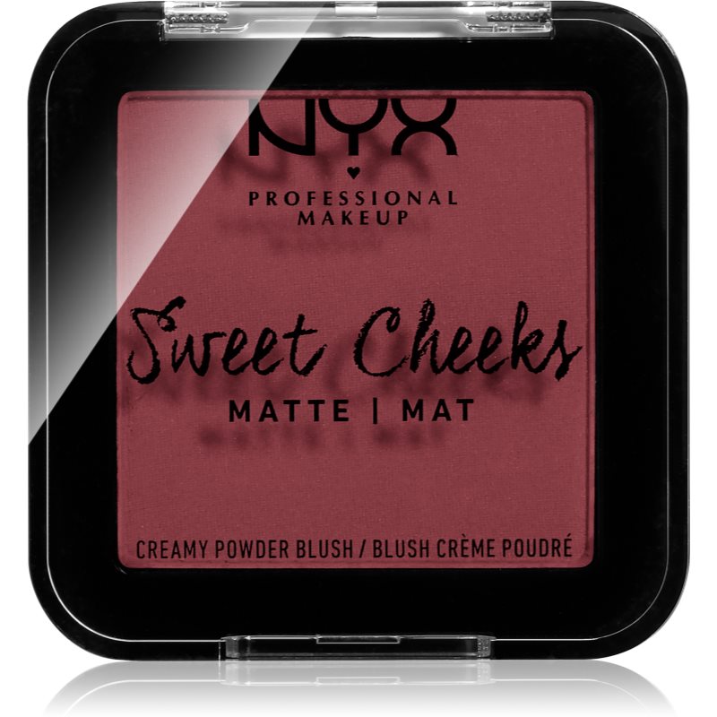 NYX Professional Makeup Sweet Cheeks Blush Matte tvářenka odstín BANG BANG 5 g