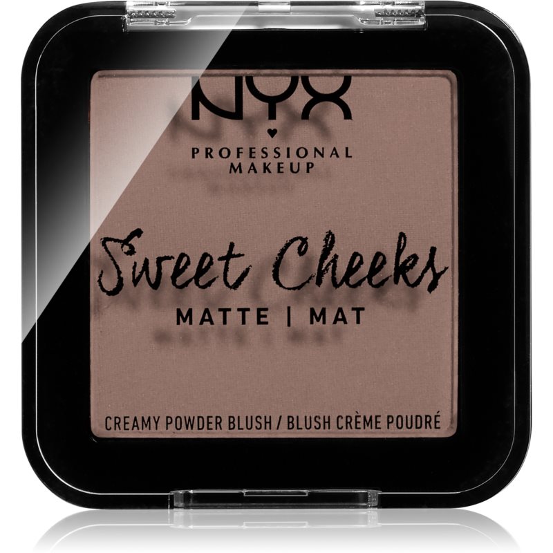 NYX Professional Makeup Sweet Cheeks Blush Matte tvářenka odstín SO TAUPE 5 g