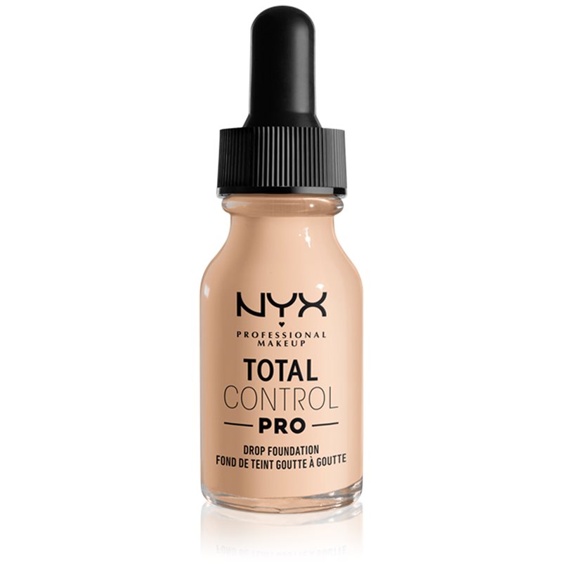 NYX Professional Makeup Total Control Pro Drop Foundation make-up odstín 04 - Light Ivory 13 ml