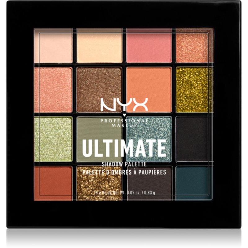 NYX Professional Makeup Ultimate Shadow Palette paletă cu farduri de ochi culoare Utopia 16 x 0.83 g