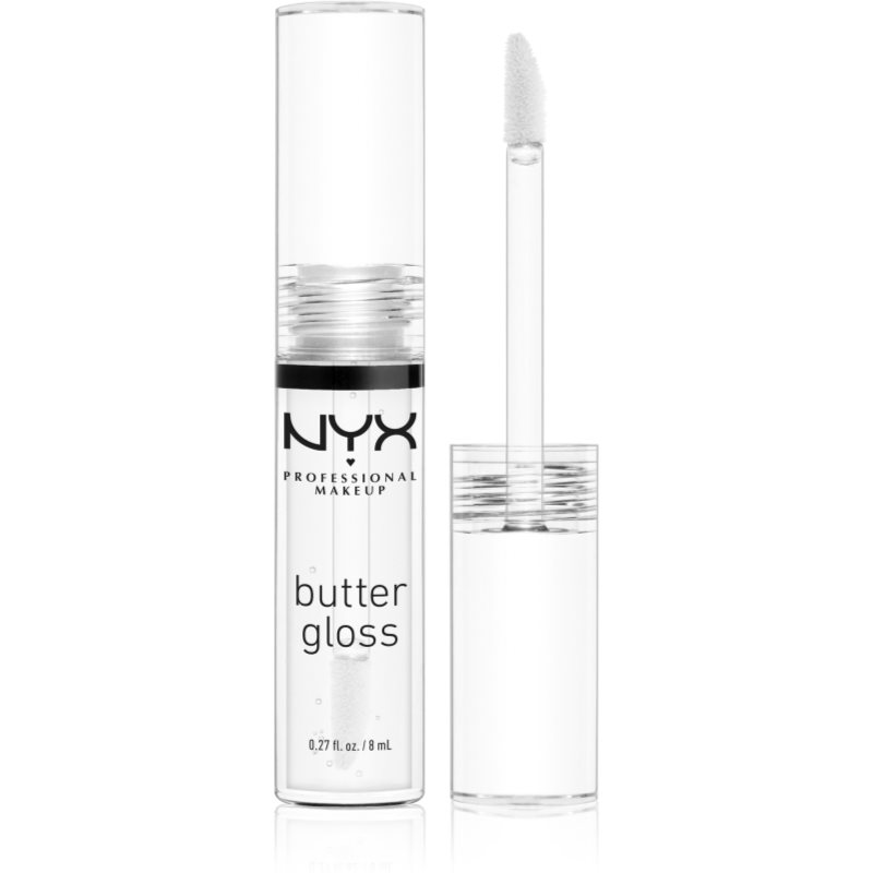 NYX Professional Makeup Butter Gloss lip gloss culoare 54 Sugar Glass 8 ml