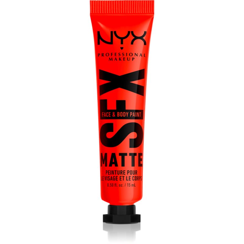 NYX Professional Makeup Halloween SFX Paints krémové tiene na tvár a telo odtieň 02 Fired Up 15 ml
