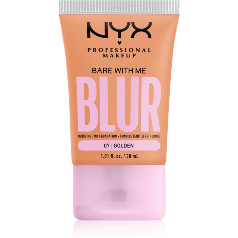 NYX Professional Makeup Bare With Me Blur Tint make up hidratant culoare 07 Golden 30 ml