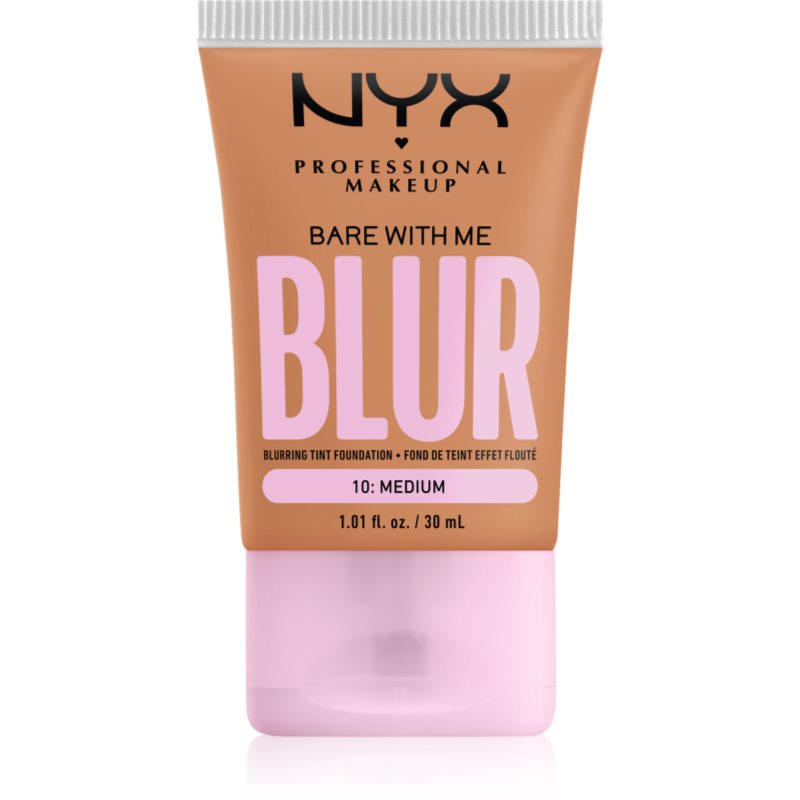 NYX Professional Makeup Bare With Me Blur Tint make up hidratant culoare 10 Medium 30 ml