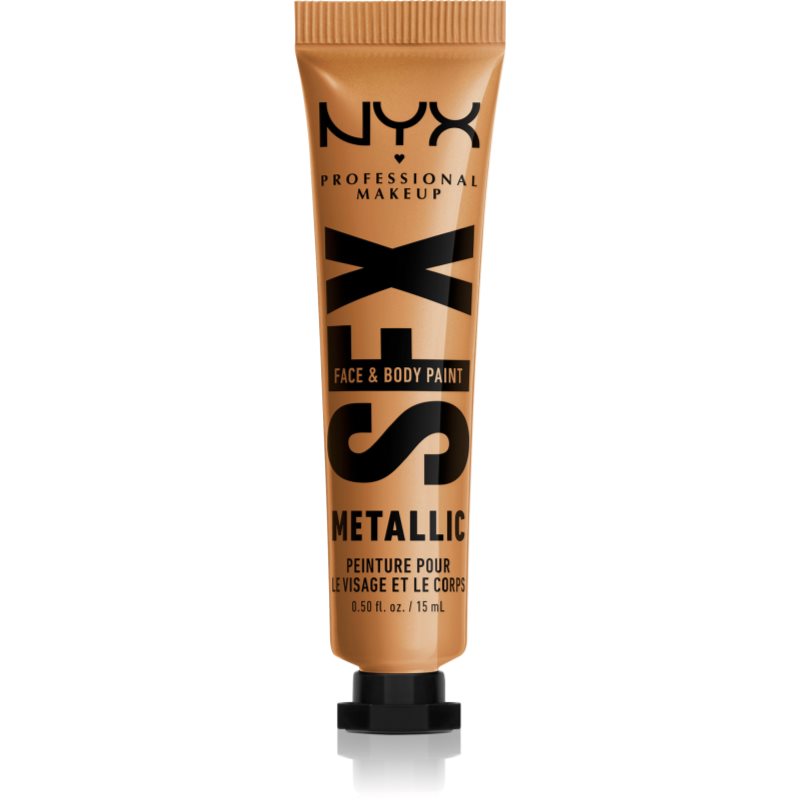 NYX Professional Makeup Halloween SFX Paints krémové tiene na tvár a telo odtieň 05 Gold Dusk 15 ml