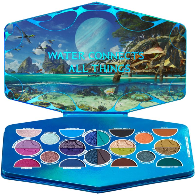 NYX Professional Makeup Limited Edition Avatar The Color Palette paletă cu farduri de ochi editie limitata 24x0,8 g