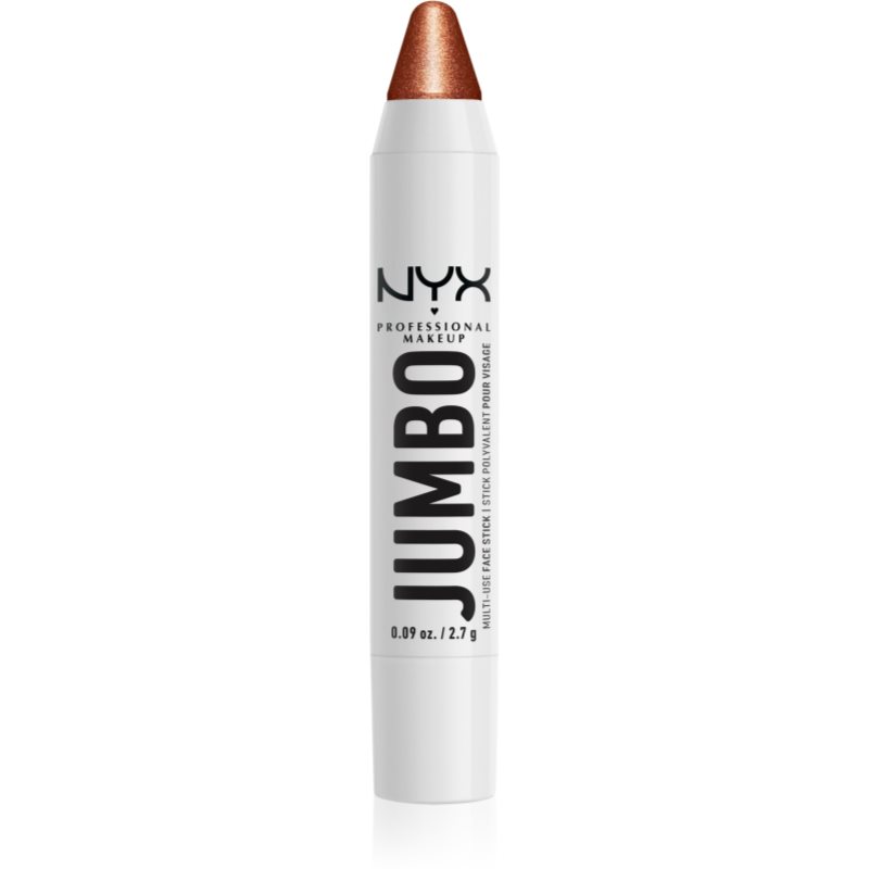 NYX Professional Makeup Jumbo Multi-Use Highlighter Stick crema de strălucire in creion culoare 06 Flan 2,7 g