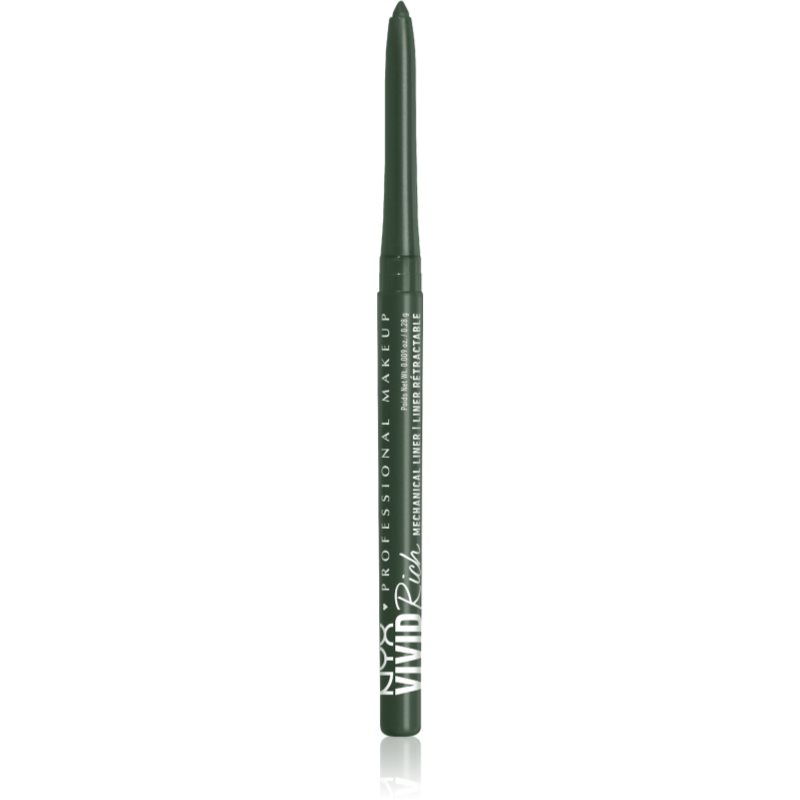 NYX Professional Makeup Vivid Rich eyeliner khol culoare 08 Emerald Empire 0.28 g