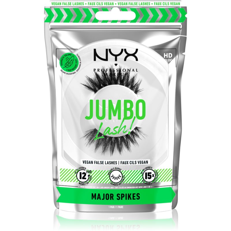 NYX Professional Makeup Jumbo Lash! gene false tip 09 Major Spikes 1 pereche