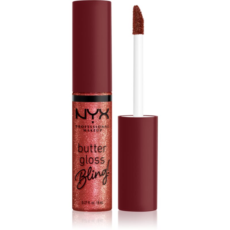 NYX Professional Makeup Butter Gloss Bling lip gloss strălucitor culoare 07 Big Spender 8 ml