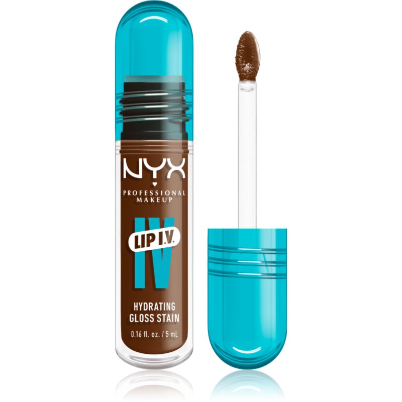 NYX Professional Makeup Lip IV luciu de buze rezistent cu efect de hidratare culoare 04 - COCOA QUENCHI 5 ml